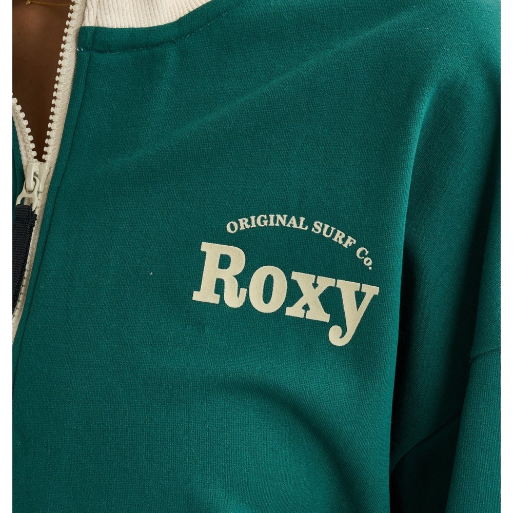 ロキシー（ROXY）（レディース）速乾 UVカット ハーフジップ スウェット KEEP IT REAL STAND 24FWRZP244038DGR
