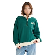 (レディース)速乾 UVカット ハーフジップ スウェット KEEP IT REAL STAND 24FWRZP244038DGR