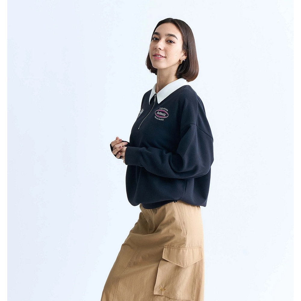 ロキシー（ROXY）（レディース）BE YOU ハーフジップ フリース シャツ 24FWRZP244031BLK