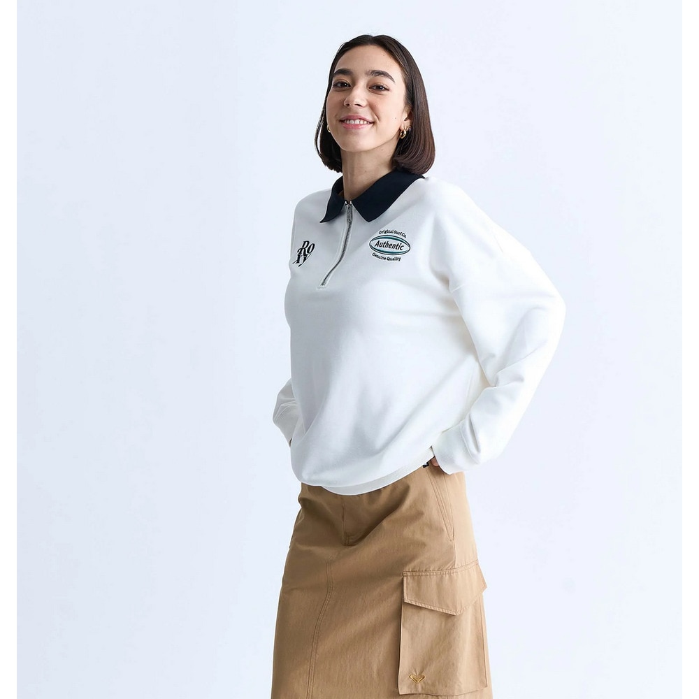 ロキシー（ROXY）（レディース）BE YOU ハーフジップ フリース シャツ 24FWRZP244031BWH