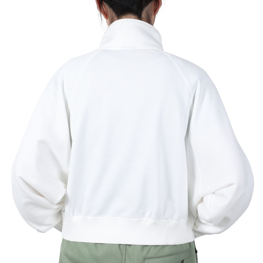 ニキータ（NIKITA）（レディース）ハーフジップスウェット クロップド丈 NCFF242005-OWHT