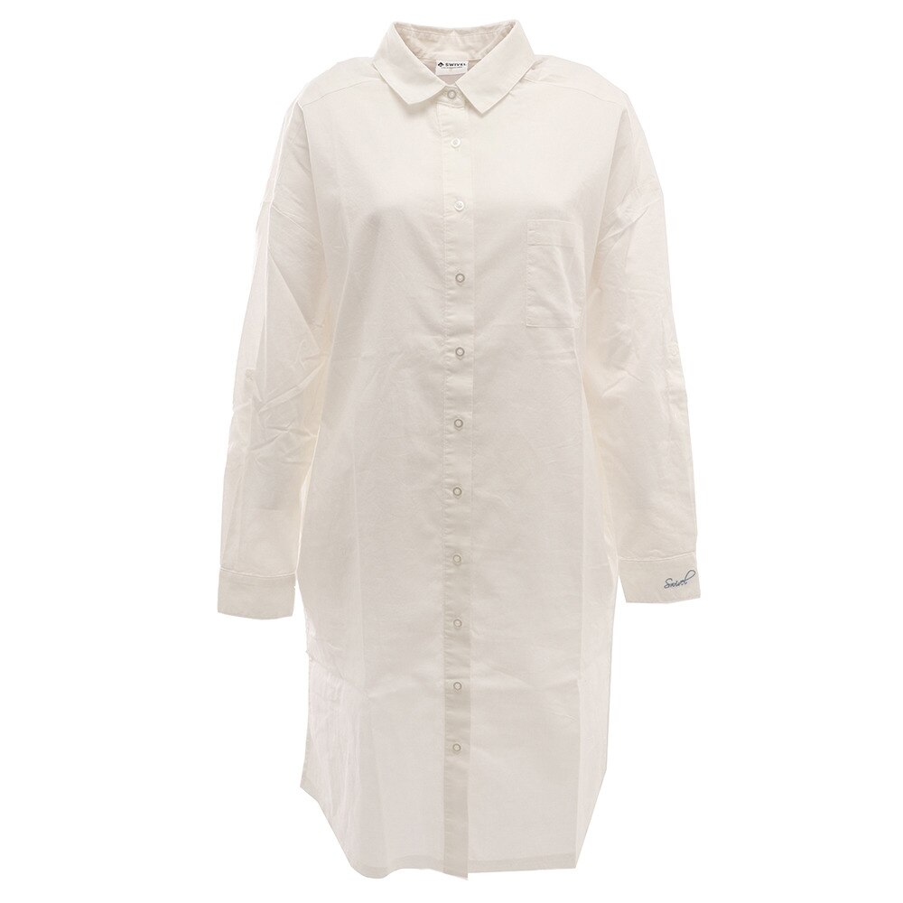  ロングシャツ 長袖 870SW0EG3278 WHT オンライン価格