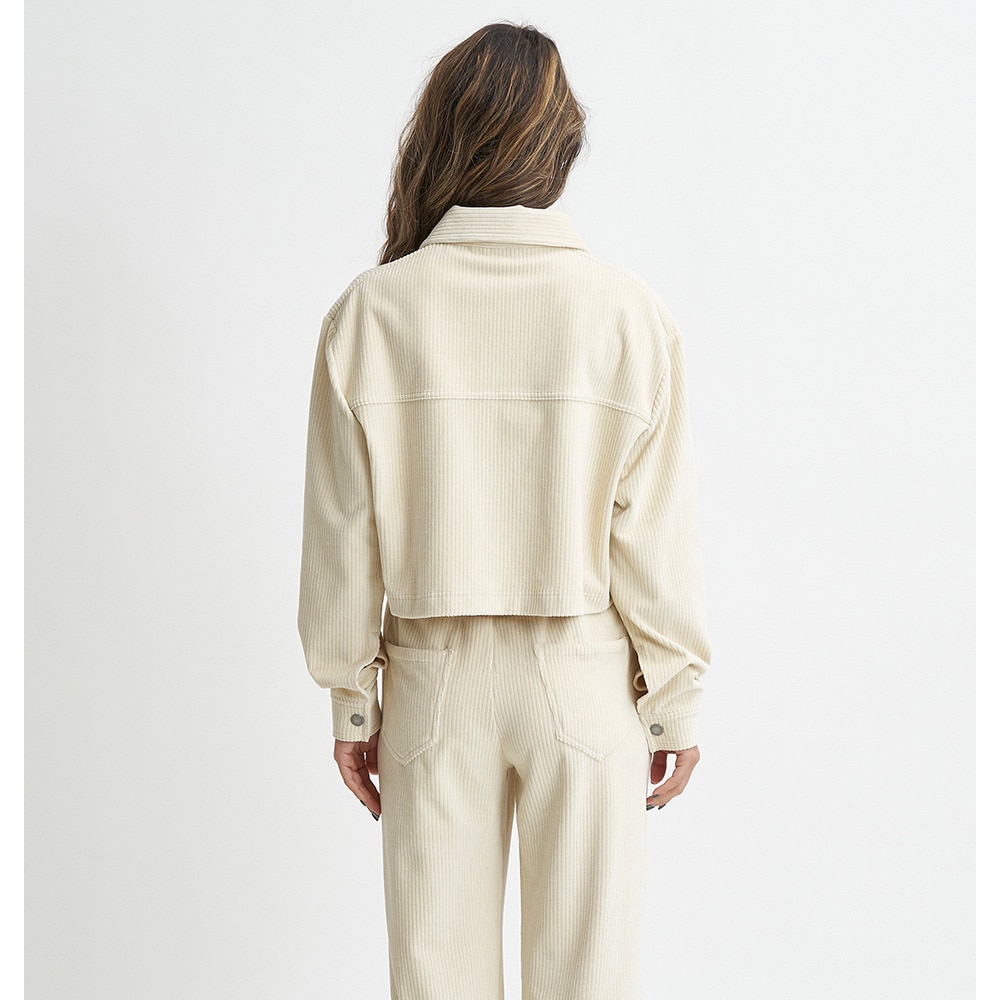 ロキシー（ROXY）（レディース）CORNELL SHIRTS コーデュロイ ジャケット 23FWRSH234012NAT