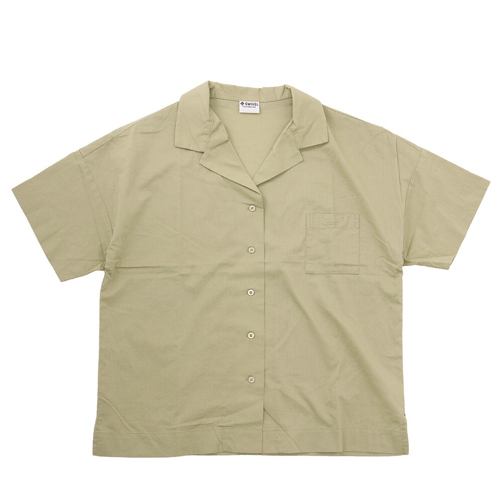  FLORA BLOUSE 半袖シャツ 870SW0EG3277 KHK