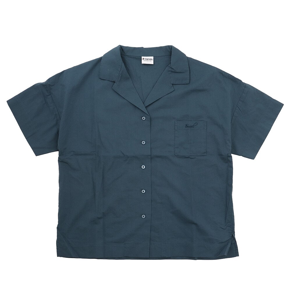  FLORA BLOUSE 半袖シャツ 870SW0EG3277 NVY
