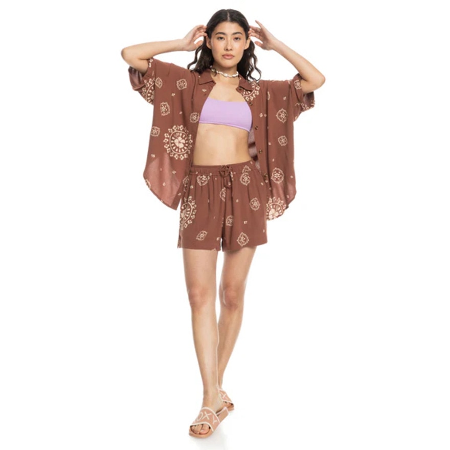 ロキシー（ROXY）（レディース）BEACH NOSTALGIA 半袖シャツ 24SPERJWT03614CQR6