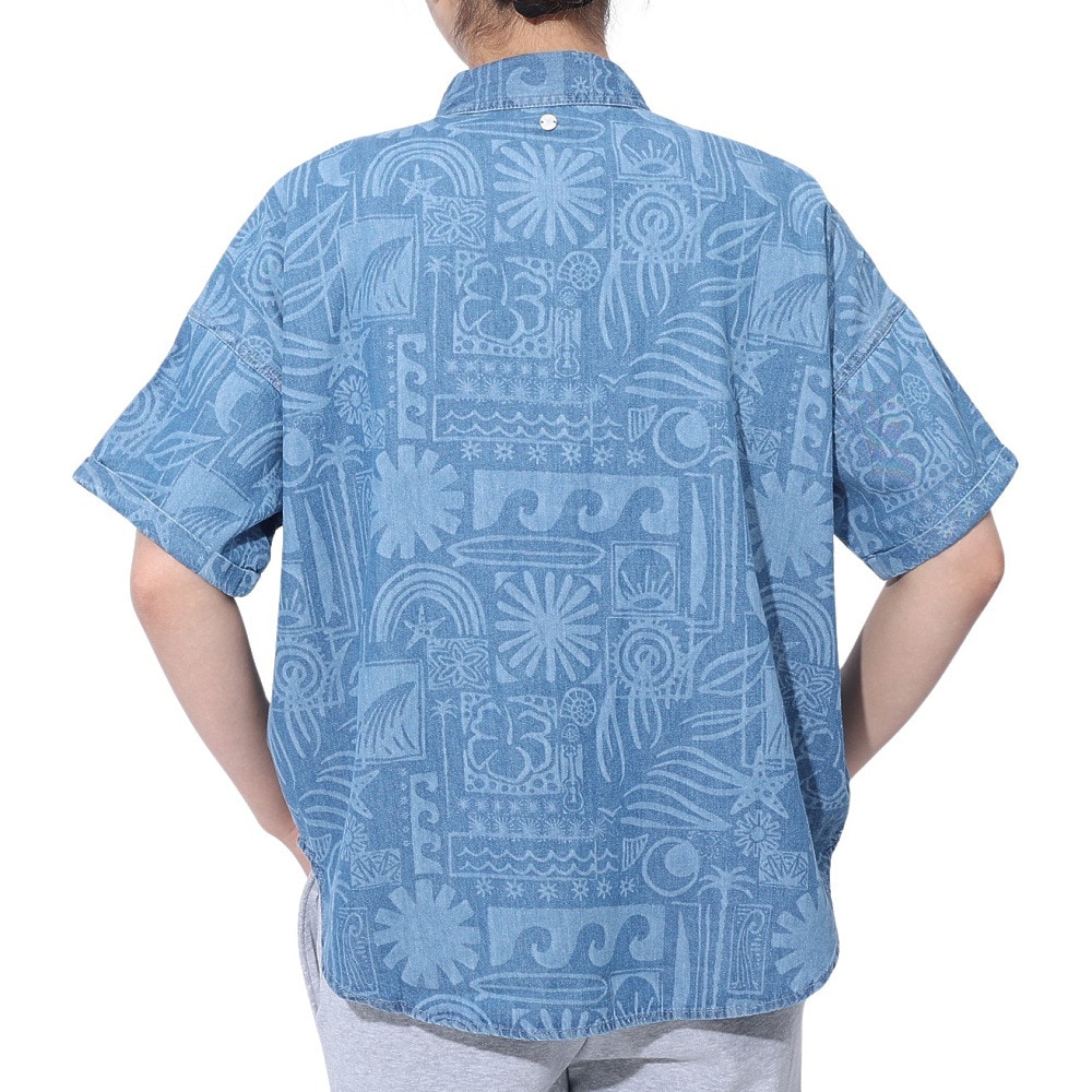 ロキシー（ROXY）（レディース）BEACH NOSTALGIA デニムシャツ 24SPERJWT03621BMTW