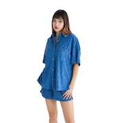 (レディース)SUNBATHING SHIRT ウィメンズ 開襟シャツ 25SURDK252037NVY