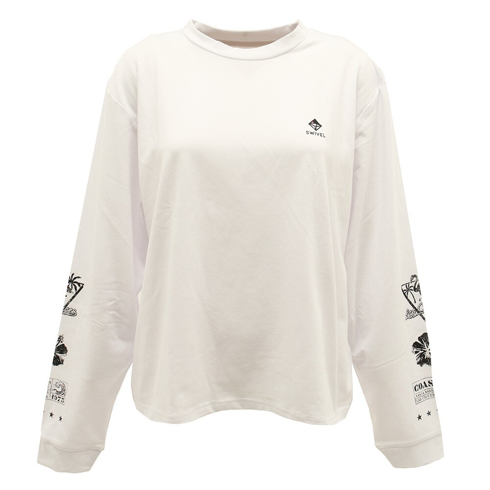  Tシャツ レディース 長袖 PRINTED 870SW0CD3268 WHT オンライン価格