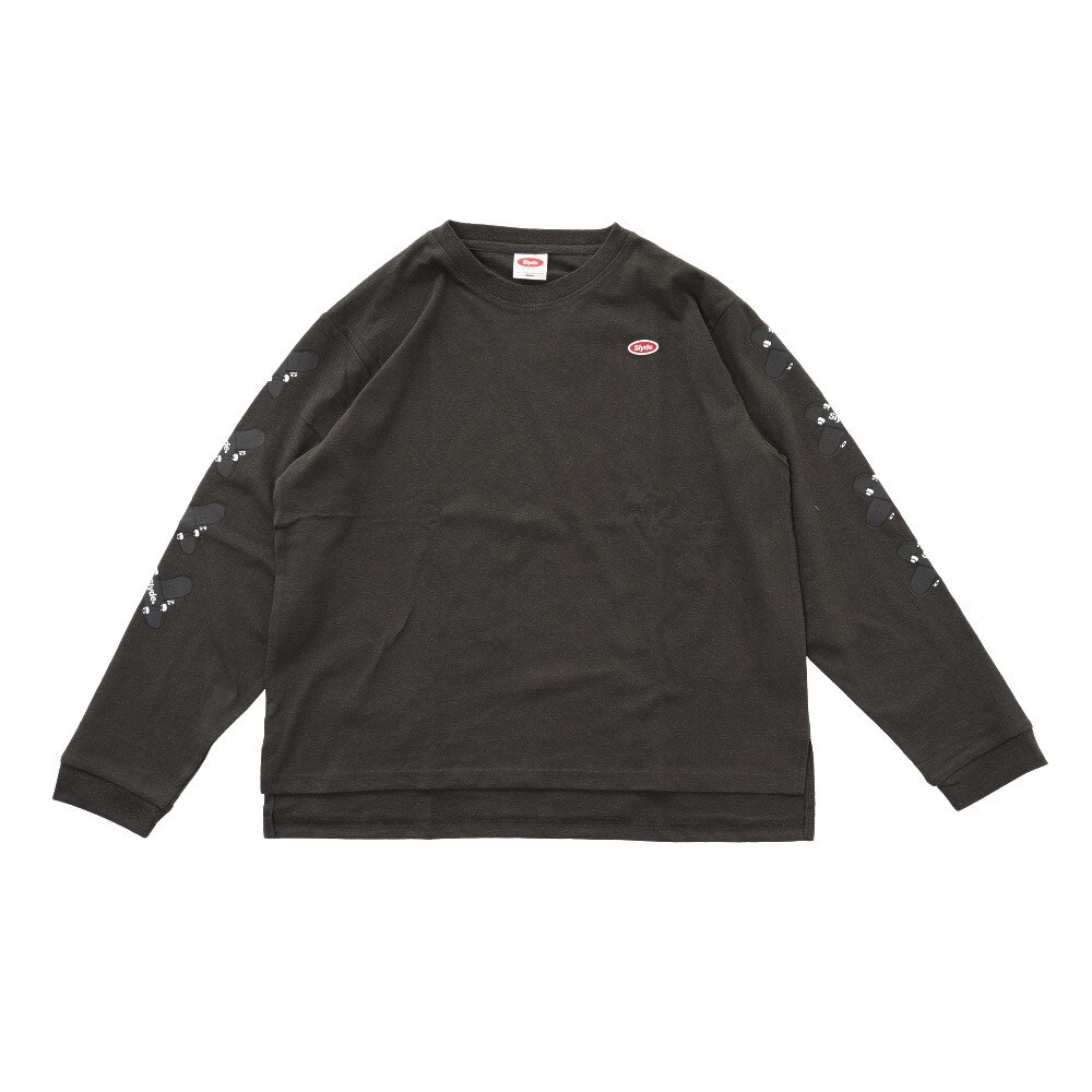  SIDE LOGO ロングスリーブTシャツ sl2021SS701-BLK