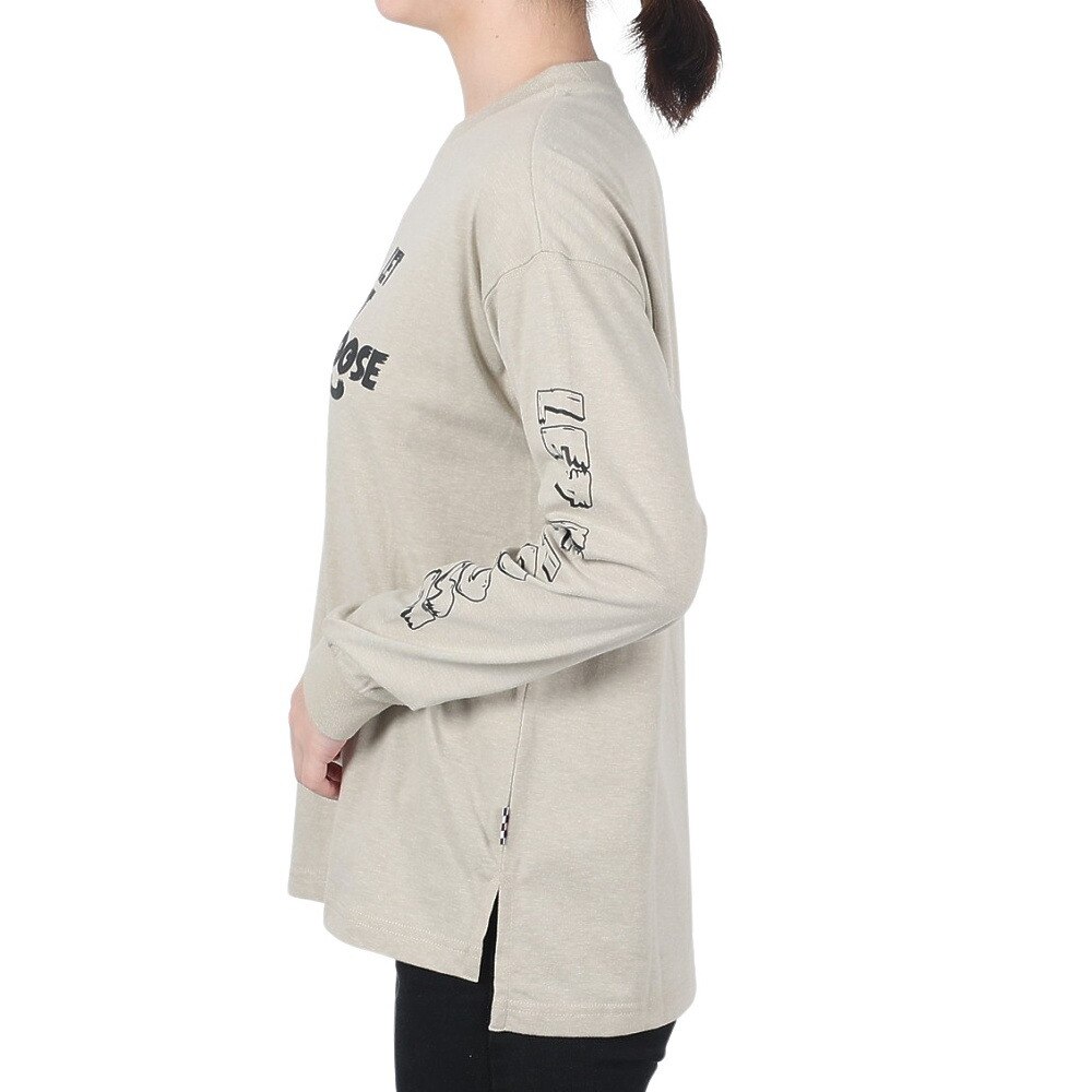 SLYDE（SLYDE）（レディース）長袖 メッセージTシャツ 22SSSLYL003-SBGE
