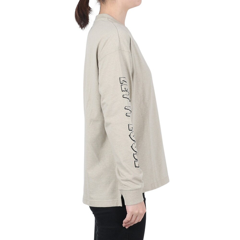 SLYDE（SLYDE）（レディース）長袖 メッセージTシャツ 22SSSLYL003-SBGE