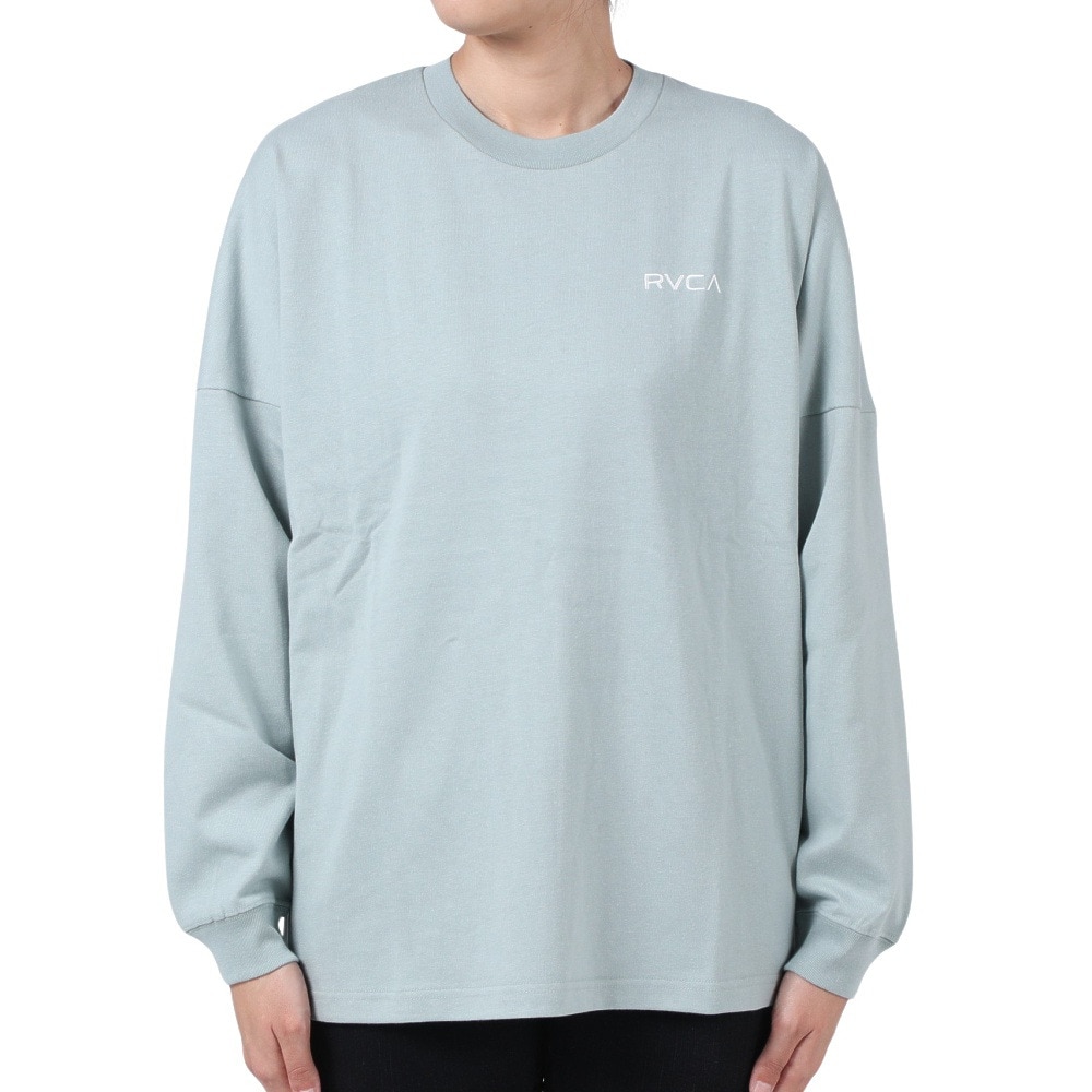 ルーカ（RVCA）（レディース）BANDANA BOX LOGO 長袖Tシャツ BD044066 BHN0