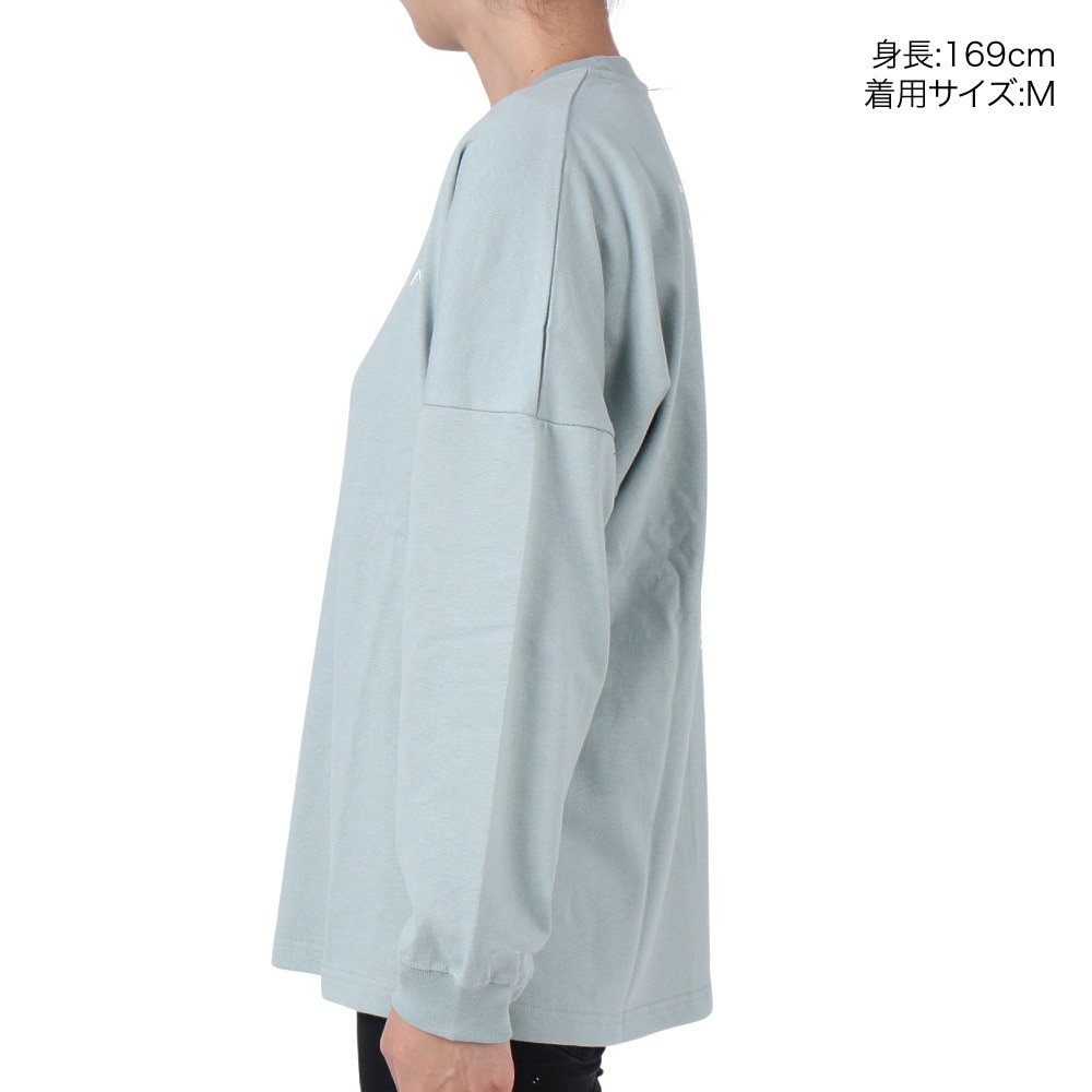 ルーカ（RVCA）（レディース）BANDANA BOX LOGO 長袖Tシャツ BD044066 BHN0