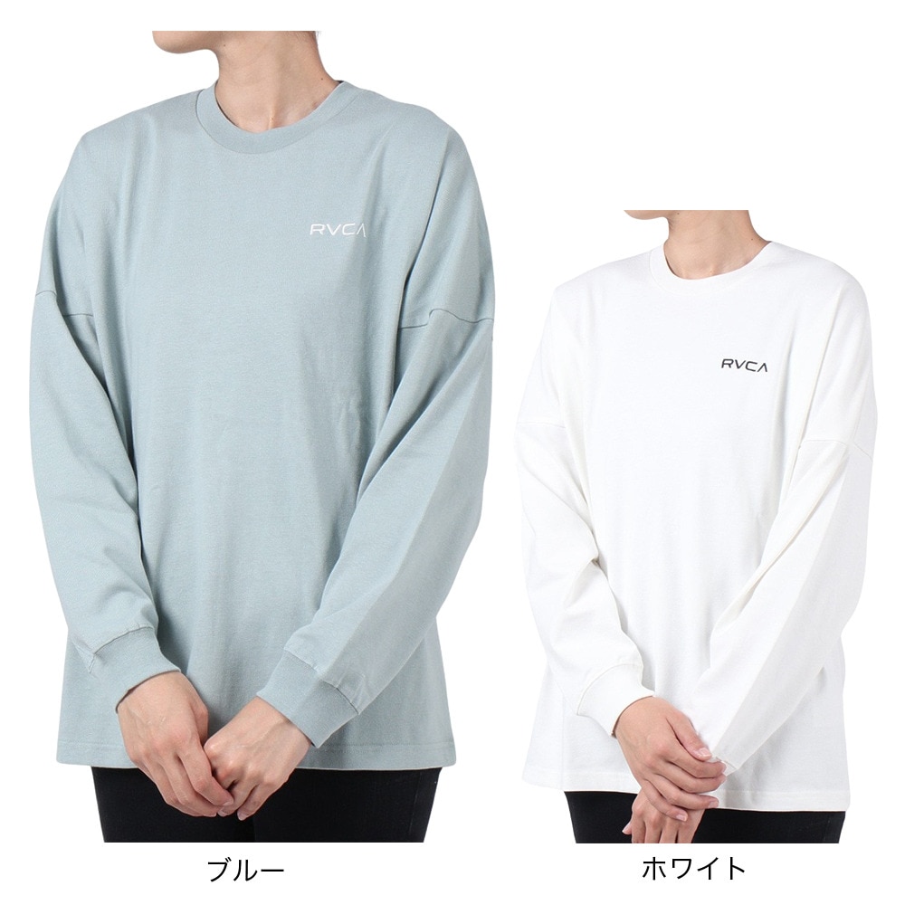 ルーカ（RVCA）（レディース）BANDANA BOX LOGO 長袖Tシャツ BD044066 BHN0