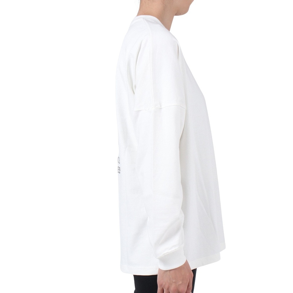 ルーカ（RVCA）（レディース）BANDANA BOX LOGO 長袖Tシャツ BD044066 WHT