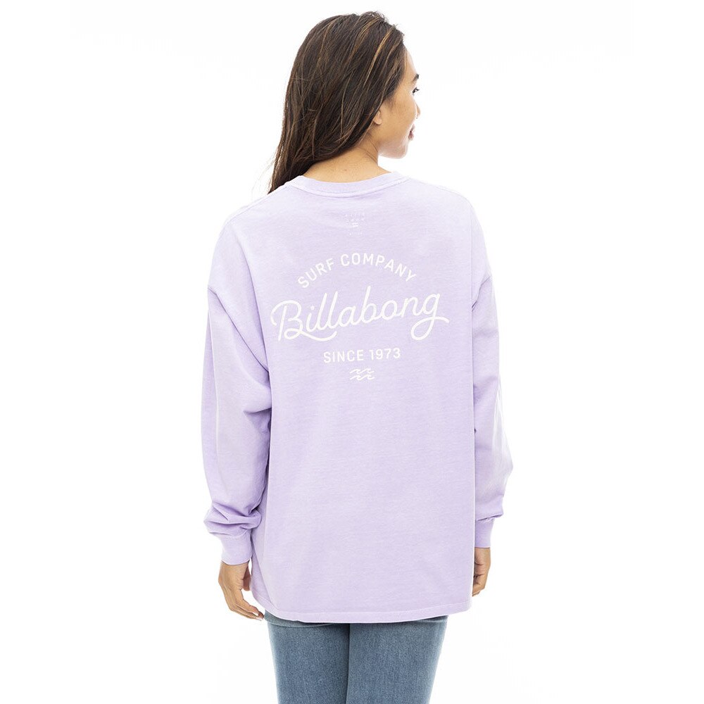 ビラボン（BILLABONG）（レディース）GRUNGE CLEAN SCRIPT LOGO ロングTシャツ BD014052 PNG0
