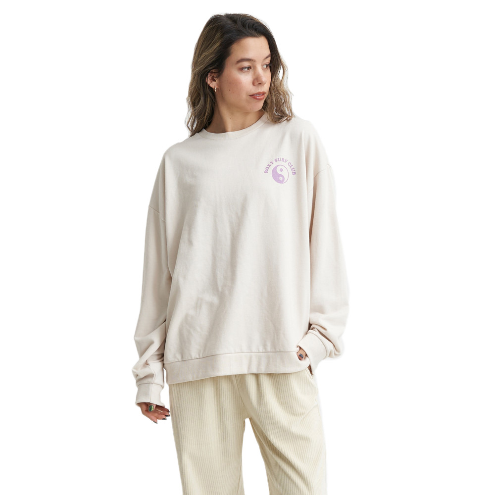 ロキシー（ROXY）（レディース）ミニ裏毛 トップス 長袖Tシャツ 23FWRLT234028NAT