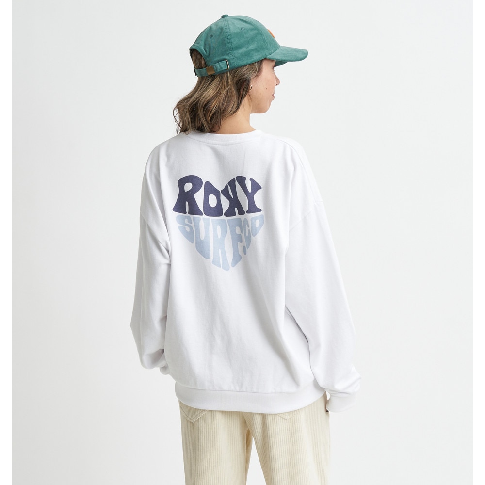 ロキシー（ROXY）（レディース）ミニ裏毛 トップス 長袖Tシャツ 23FWRLT234028WHT