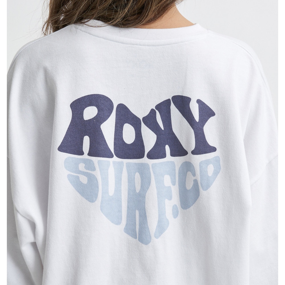 ロキシー（ROXY）（レディース）ミニ裏毛 トップス 長袖Tシャツ 23FWRLT234028WHT