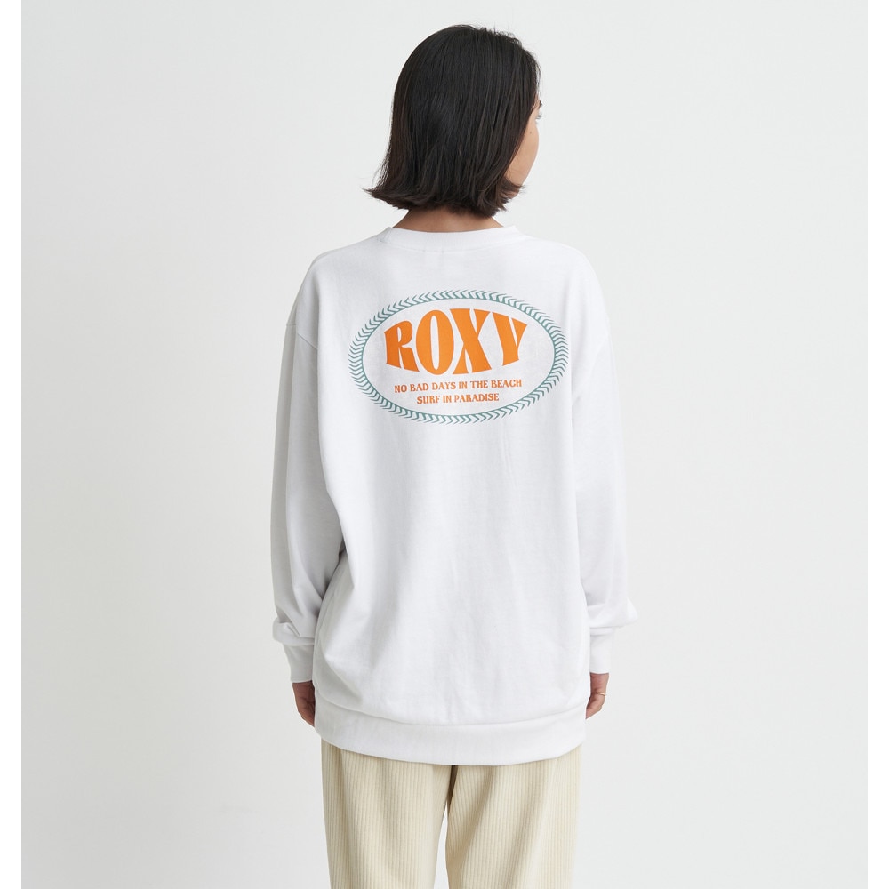 ロキシー（ROXY）（レディース）ミニ裏毛 トップス 長袖Tシャツ 23FWRLT234029WHT