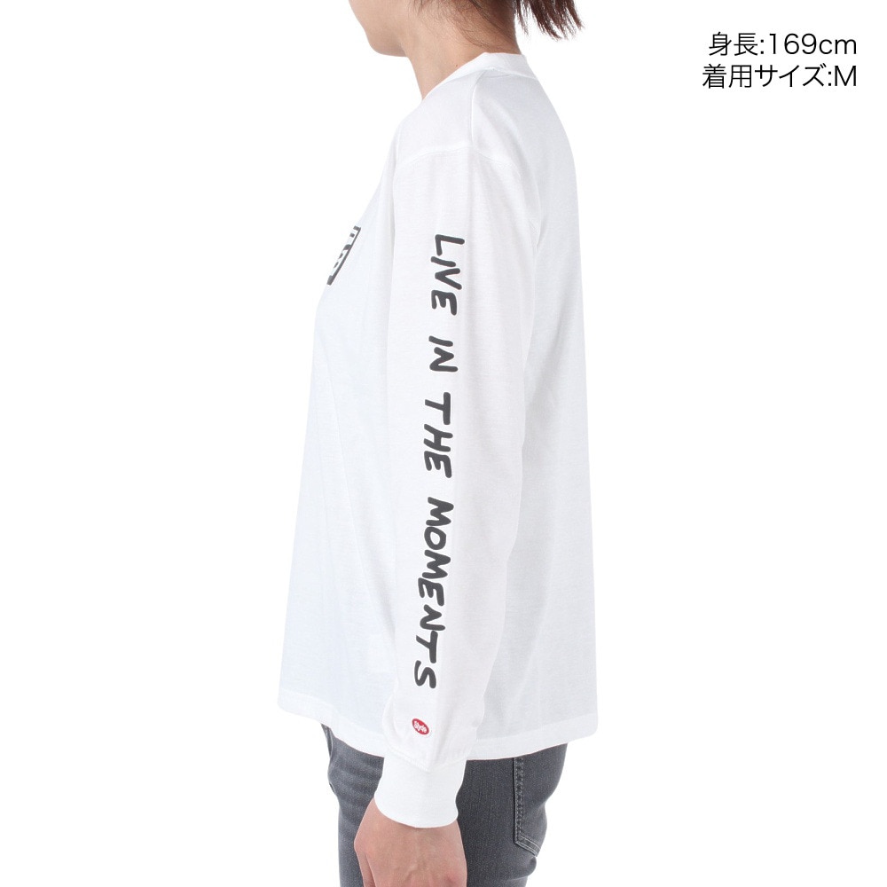 スライド（SLYDE）（レディース）GRAPHIC 長袖Ｔシャツ SL23FWL-APP001WHT