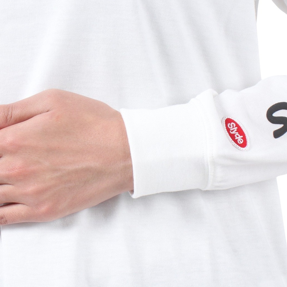 スライド（SLYDE）（レディース）GRAPHIC 長袖Ｔシャツ SL23FWL-APP001WHT