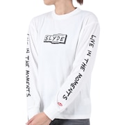 スライド（SLYDE）（レディース）GRAPHIC 長袖Ｔシャツ SL23FWL-APP001WHT