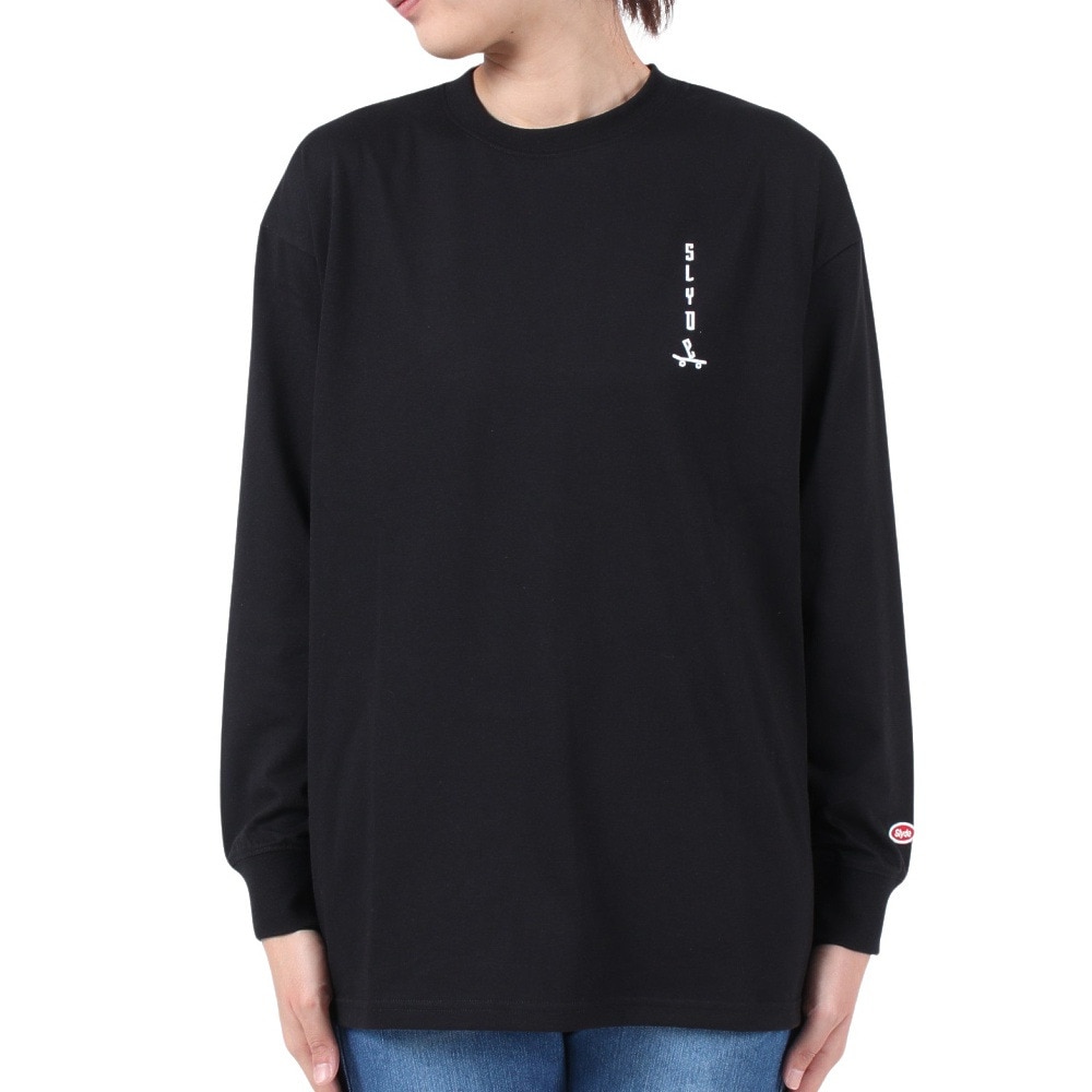 スライド（SLYDE）（レディース）GRAPHIC 長袖Ｔシャツ 2 SL23FWL-APP002BLK