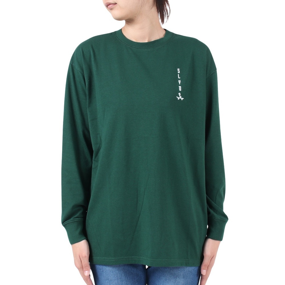スライド（SLYDE）（レディース）GRAPHIC 長袖Ｔシャツ 2 SL23FWL-APP002GRN