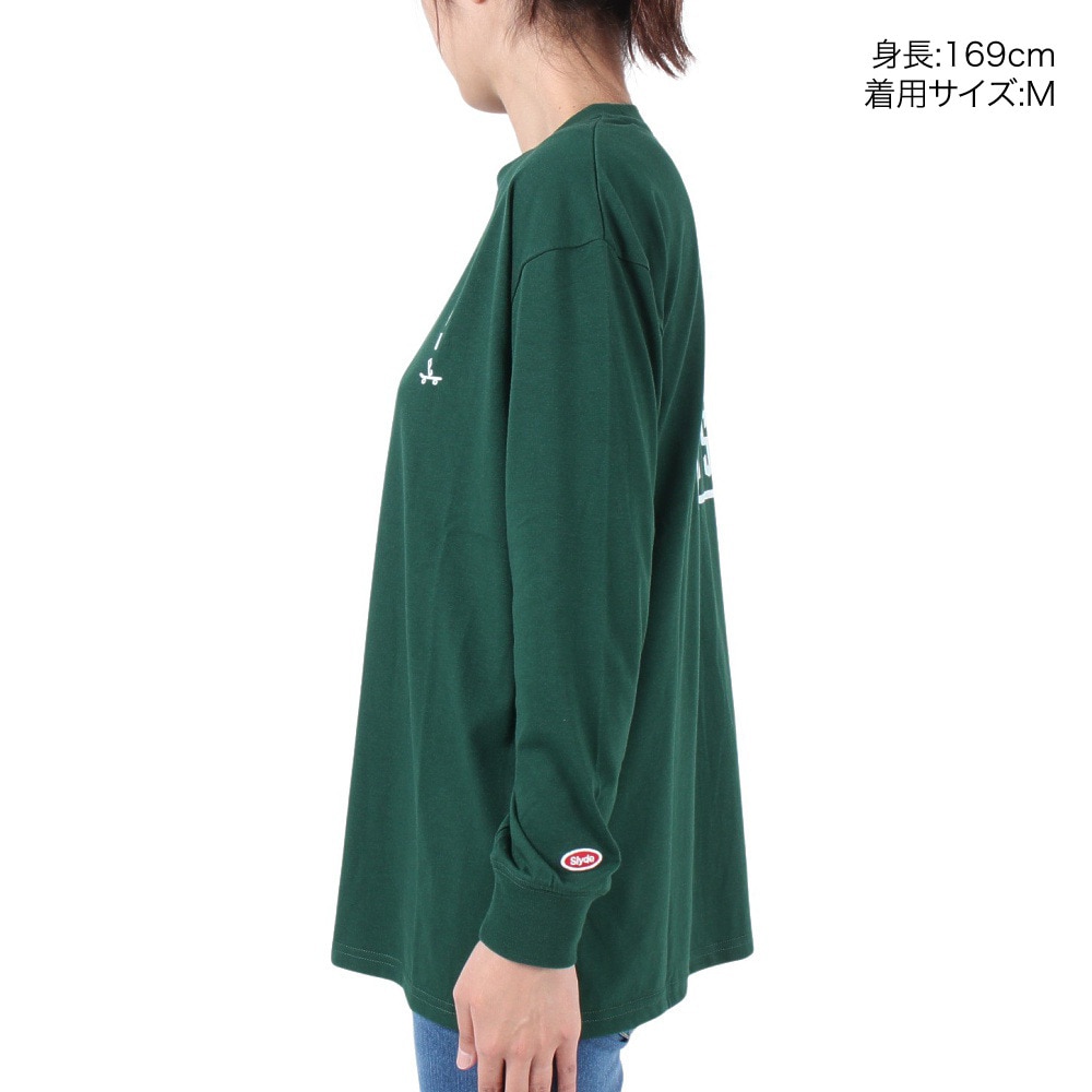 スライド（SLYDE）（レディース）GRAPHIC 長袖Ｔシャツ 2 SL23FWL-APP002GRN