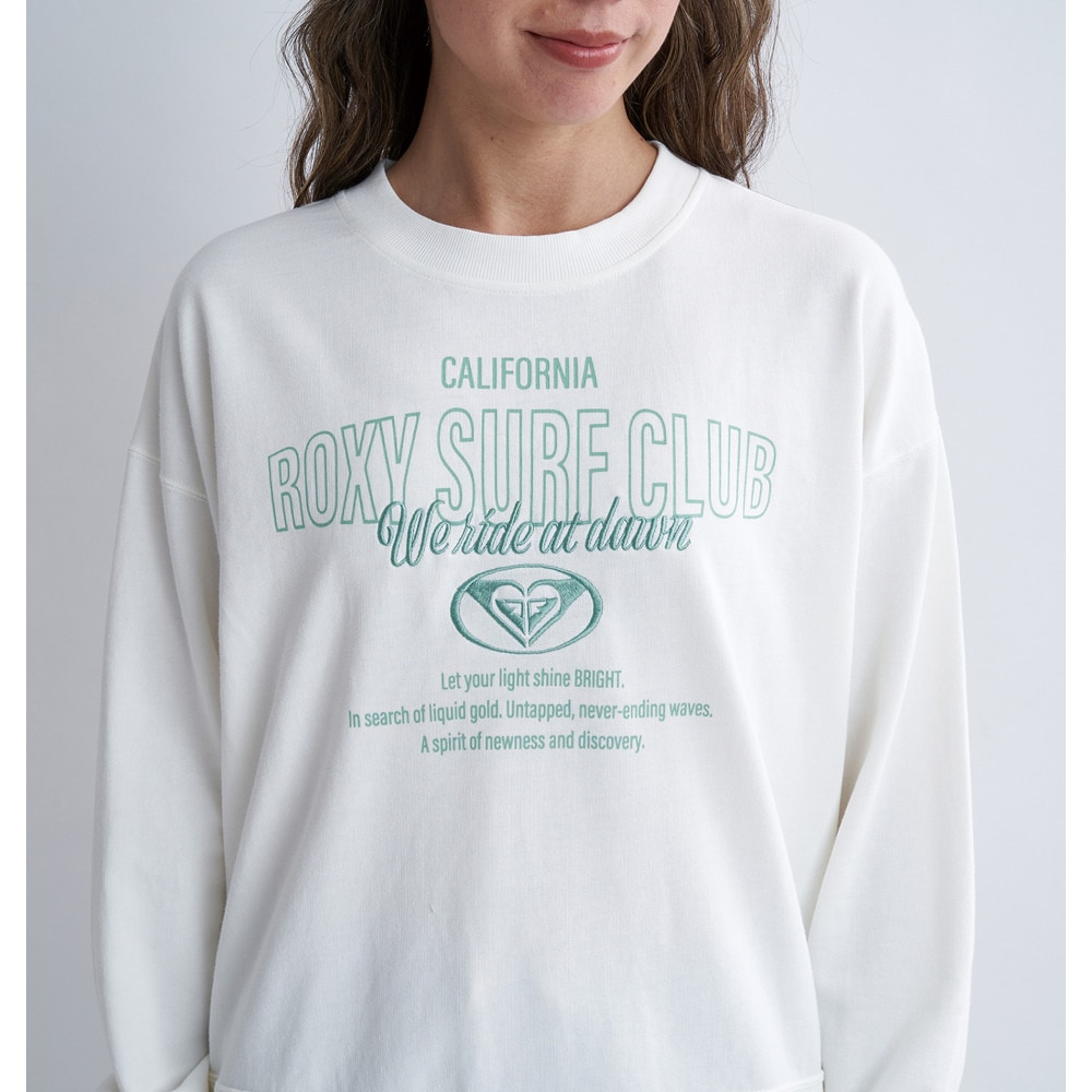 ロキシー（ROXY）（レディース）SURF CLUB 長袖Tシャツ 24SPRLT241068WHT