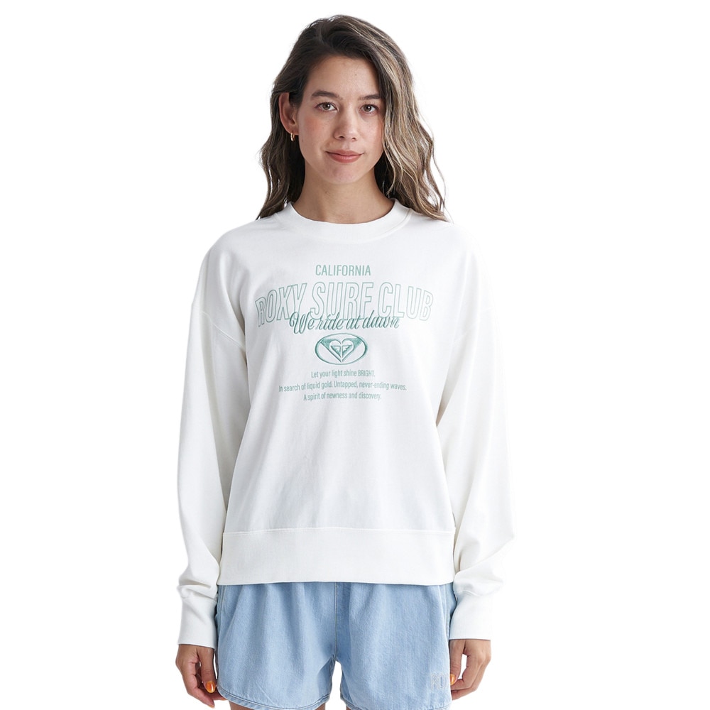 ロキシー（ROXY）（レディース）SURF CLUB 長袖Tシャツ 24SPRLT241068WHT