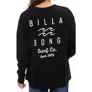 (レディース)CLEAN LOGO LOOSE 長袖 Tシャツ BE014051 BLK