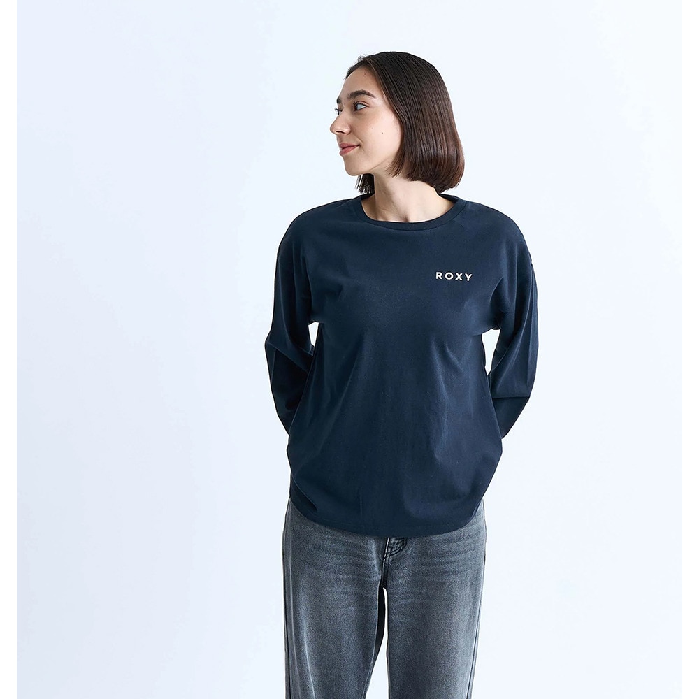 ロキシー（ROXY）（レディース）OUR STYLE FLOW 長袖Tシャツ ロンT 24FWRLT244047BLK
