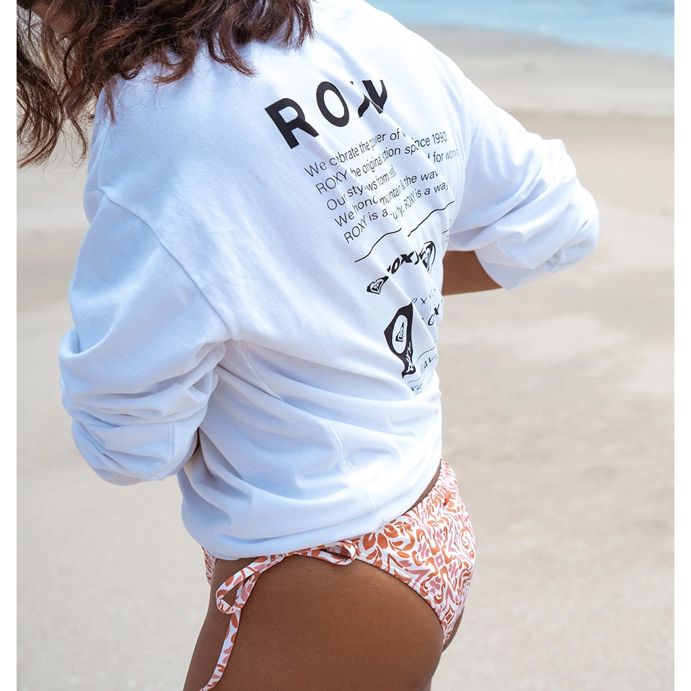 ロキシー（ROXY）（レディース）OUR STYLE FLOW 長袖Tシャツ ロンT 24FWRLT244047WHT