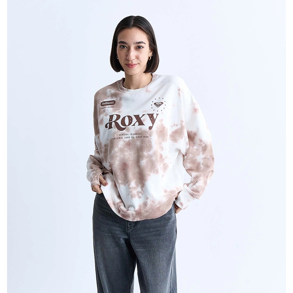 ロキシー（ROXY）（レディース）TRUELY AUTHENTIC ラグランTシャツ ロンT 24FWRLT244042BRN