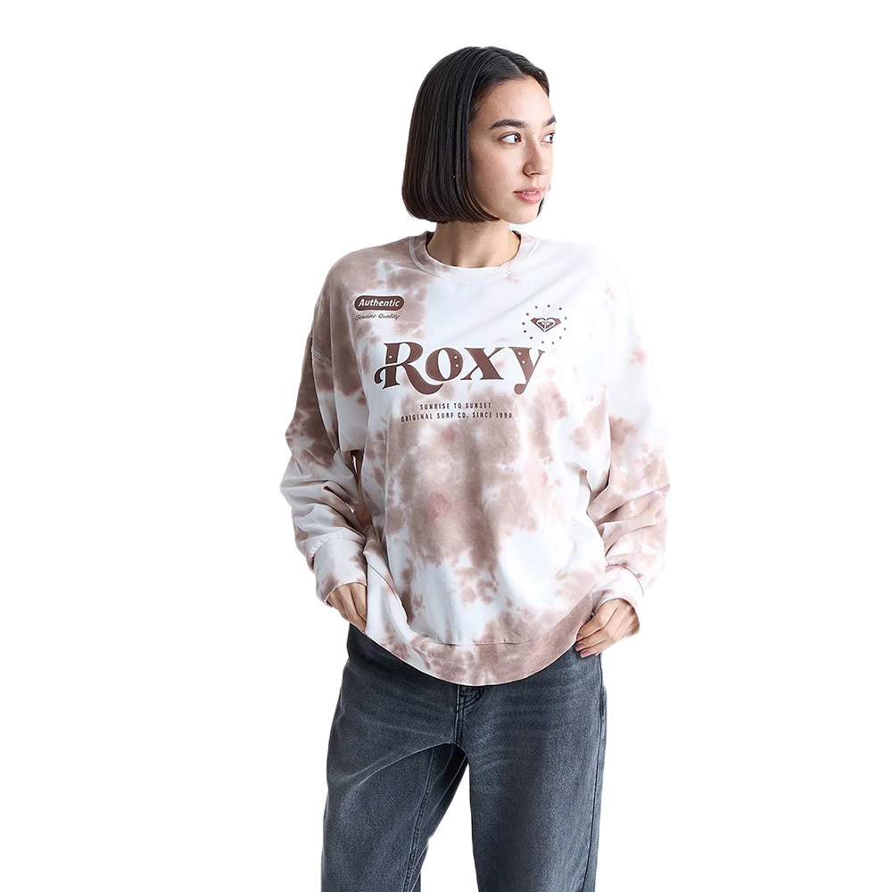 ロキシー（ROXY）（レディース）TRUELY AUTHENTIC ラグランTシャツ ロンT 24FWRLT244042BRN