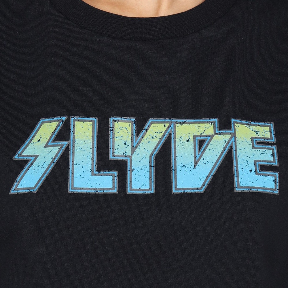 スライド（SLYDE）（レディース）SHORT LENGTH ロングスリーブTシャツ SL24FWL-APP004BLK