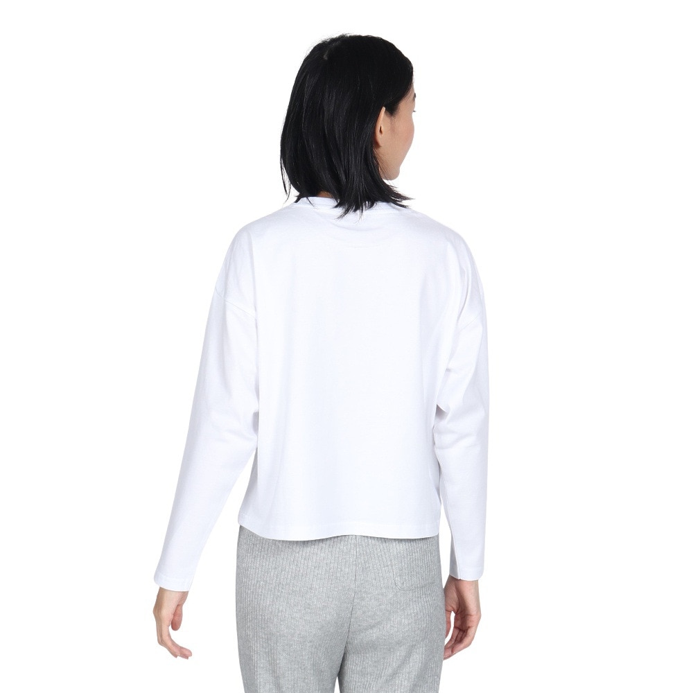 スライド（SLYDE）（レディース）SHORT LENGTH ロングスリーブTシャツ SL24FWL-APP004WHT