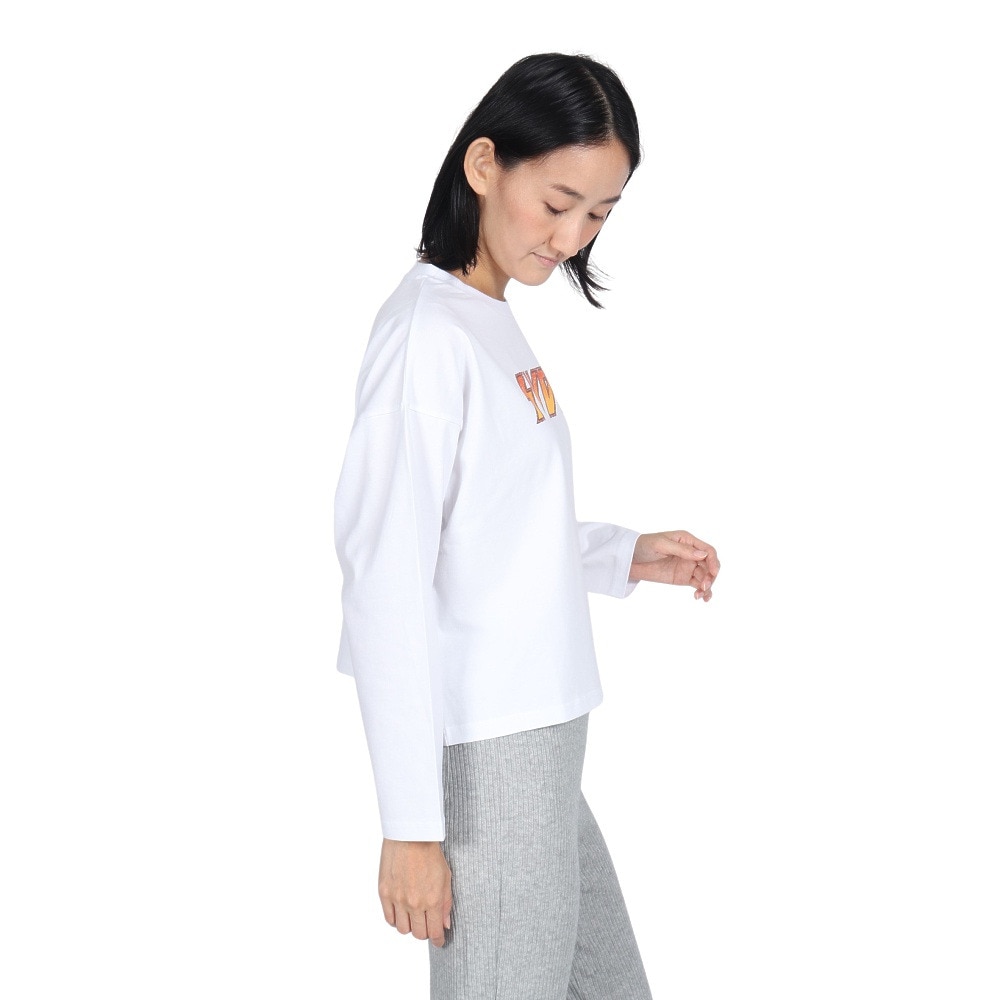 スライド（SLYDE）（レディース）SHORT LENGTH ロングスリーブTシャツ SL24FWL-APP004WHT