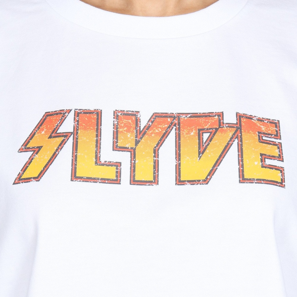 スライド（SLYDE）（レディース）SHORT LENGTH ロングスリーブTシャツ SL24FWL-APP004WHT