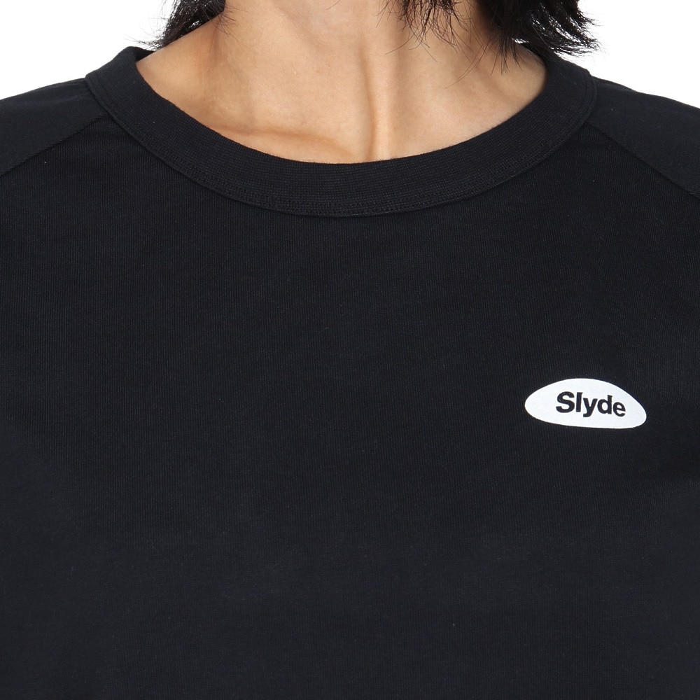 スライド（SLYDE）（レディース）ラグラン ロングスリーブTシャツ SL24FWL-APP005BLK