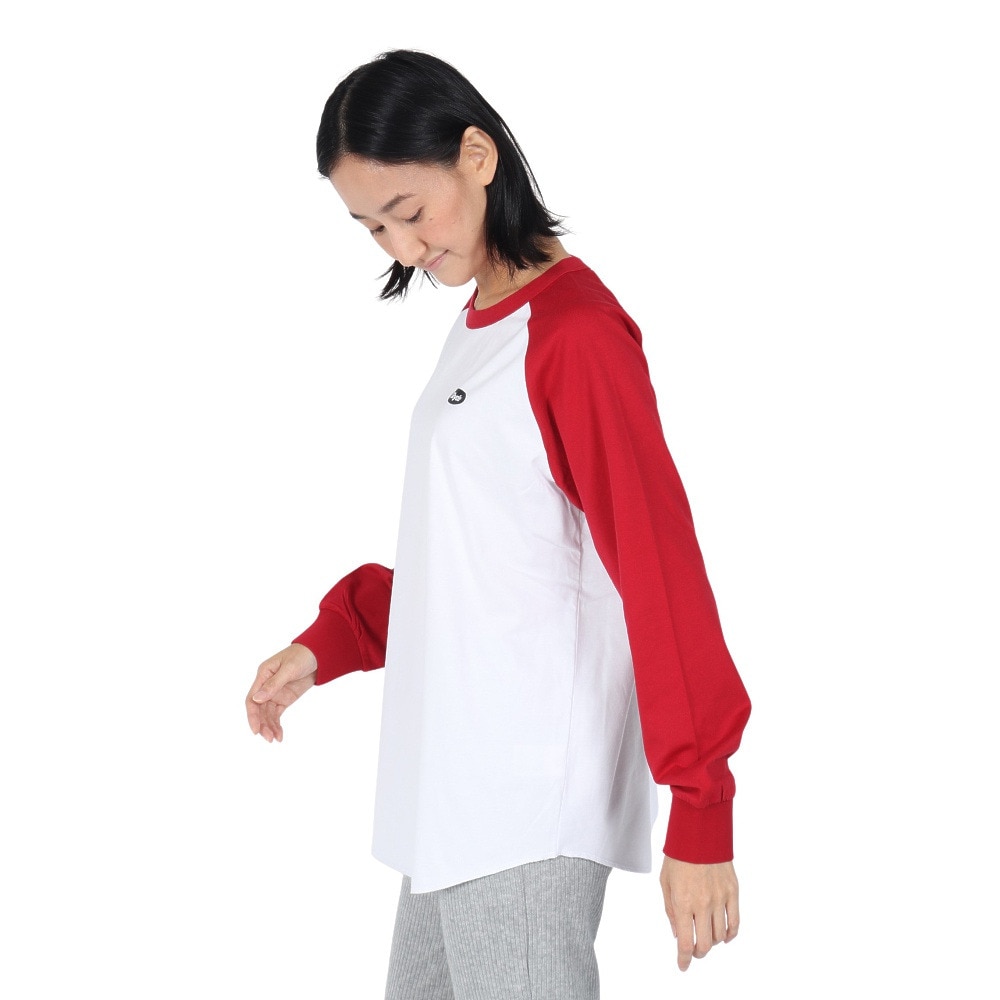 スライド（SLYDE）（レディース）ラグラン ロングスリーブTシャツ SL24FWL-APP005RED