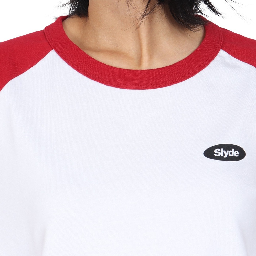 スライド（SLYDE）（レディース）ラグラン ロングスリーブTシャツ SL24FWL-APP005RED