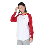 (レディース)ラグラン ロングスリーブTシャツ SL24FWL-APP005RED