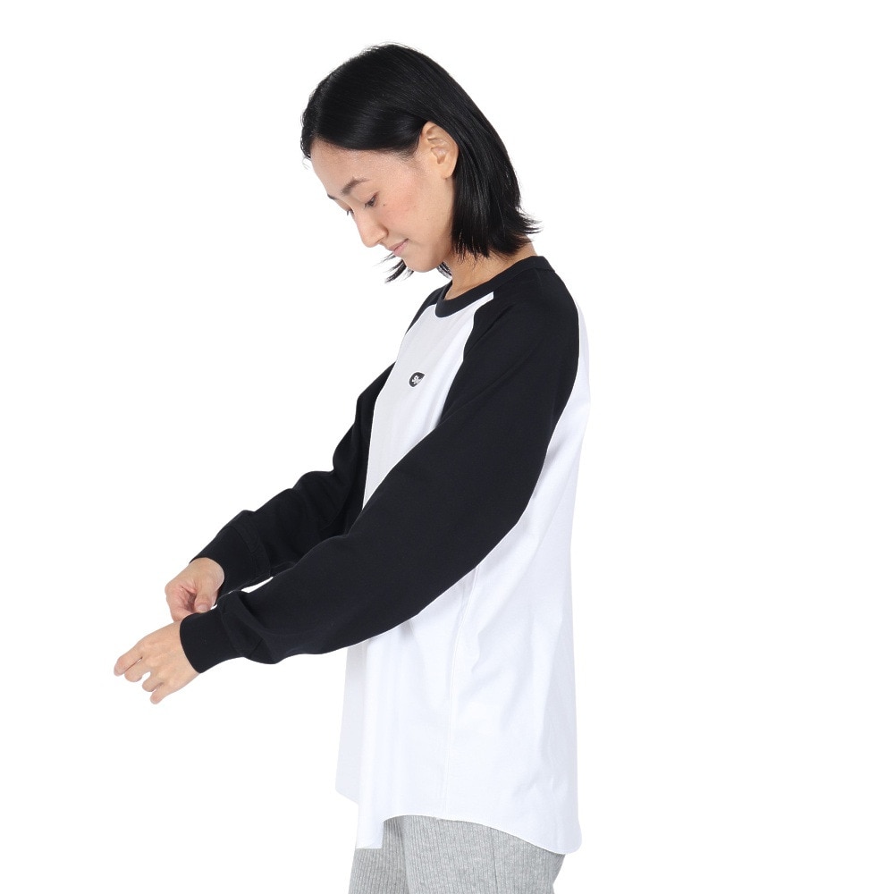 スライド（SLYDE）（レディース）ラグラン ロングスリーブTシャツ SL24FWL-APP005WHT