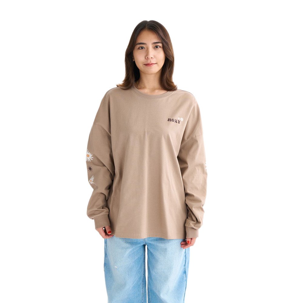 ロキシー（ROXY）（レディース）BELLIS 長袖Tシャツ 25FWRLT254033BEG