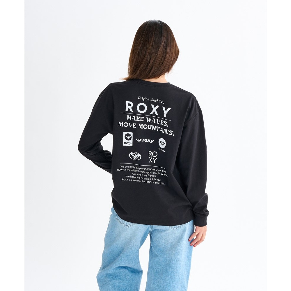 ロキシー（ROXY）（レディース）HISTORICAL LOGO 長袖Tシャツ 25FWRLT254042BLK