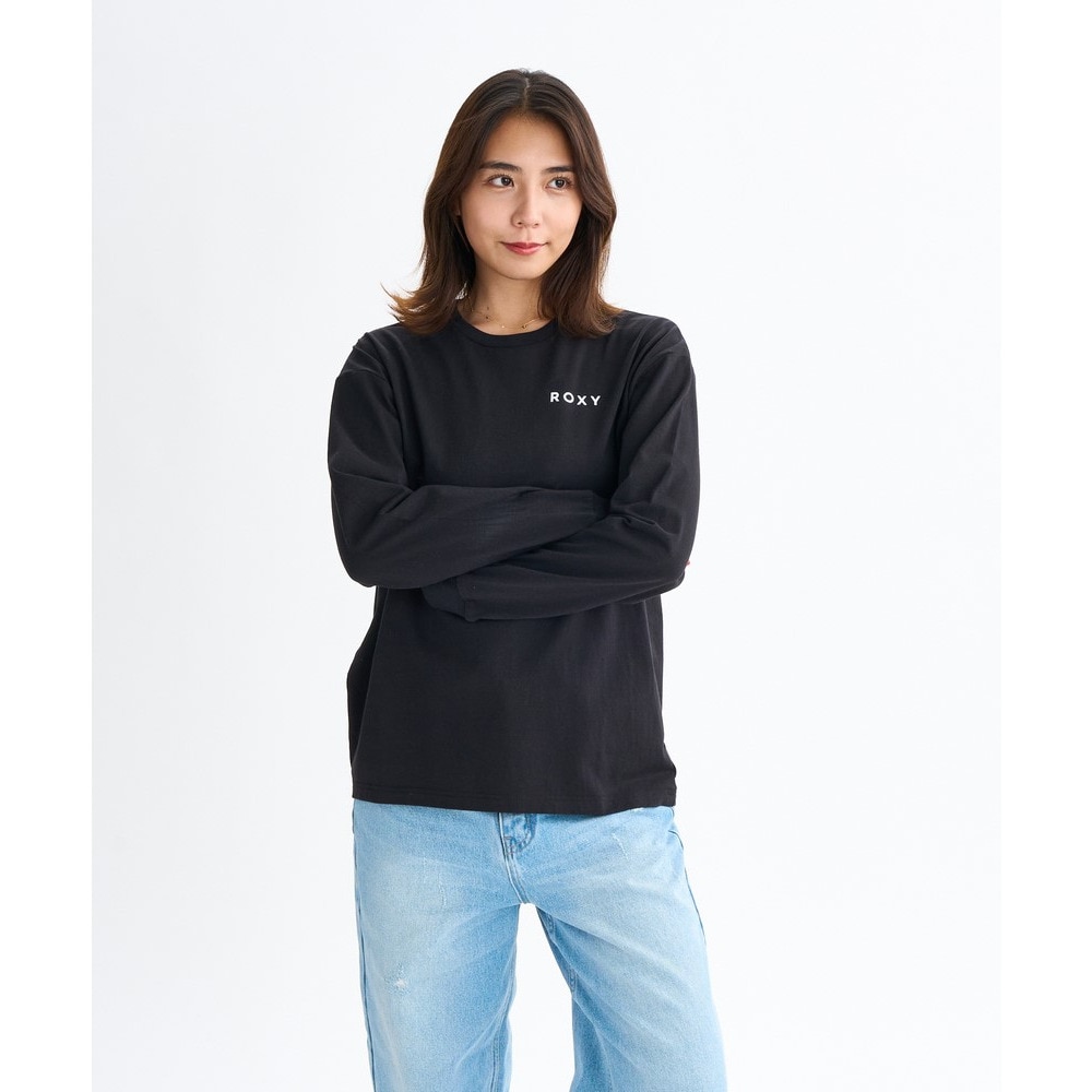 ロキシー（ROXY）（レディース）HISTORICAL LOGO 長袖Tシャツ 25FWRLT254042BLK